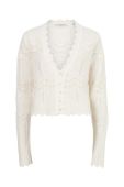 Джемпер AllSaints VANESSA CARDIGAN жіночий колір білий легкий