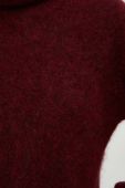 Вовняний светр Gestuz Manda жіночий колір бордовий гольф