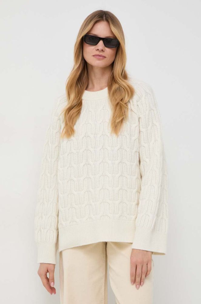 Вовняний светр Ivy Oak жіночий колір бежевий теплий