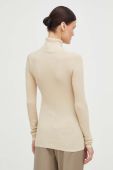 Светр By Malene Birger жіночий колір бежевий легкий гольф