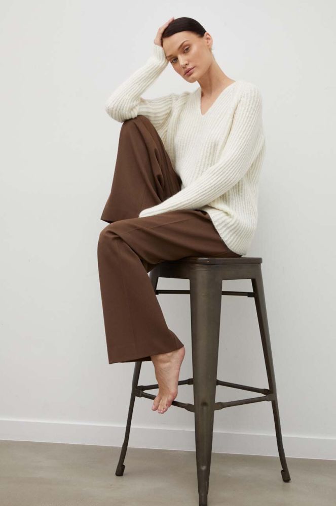 Вовняний светр Drykorn жіночий колір бежевий (3538742)