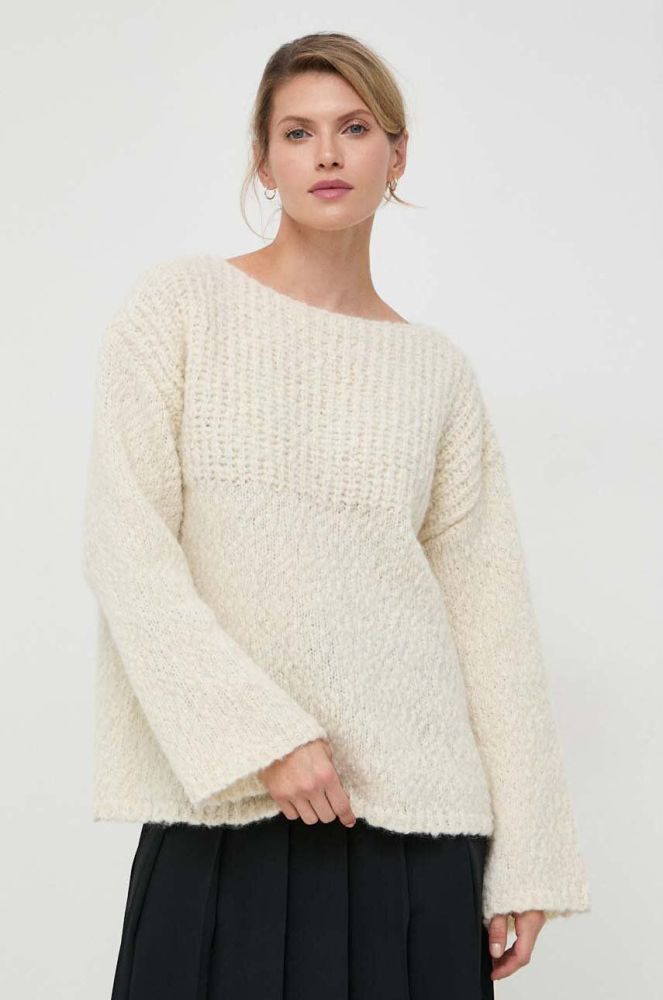 Вовняний светр Lovechild жіночий колір бежевий теплий