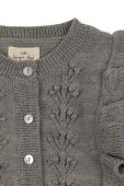 Дитячий кардиган Konges Sl?jd колір сірий