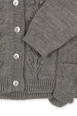 Дитячий кардиган Konges Sl?jd колір сірий