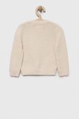 Дитячий бавовняний кардиган Guess колір бежевий (3328543)