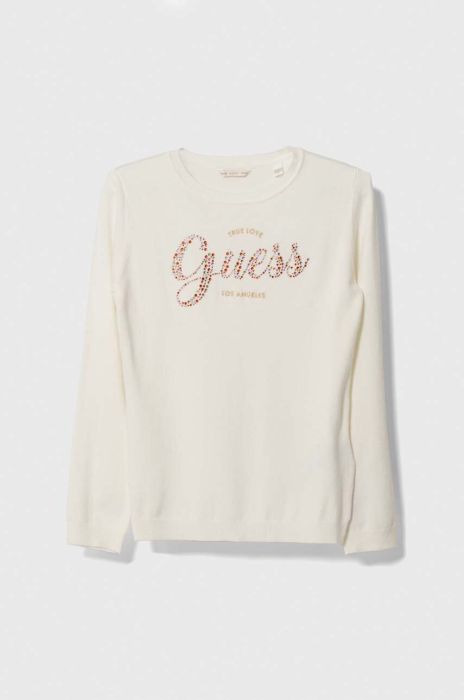 Дитячий светр Guess колір бежевий легкий (3373473)