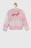 Дитячий светр з домішкою вовни Guess колір рожевий