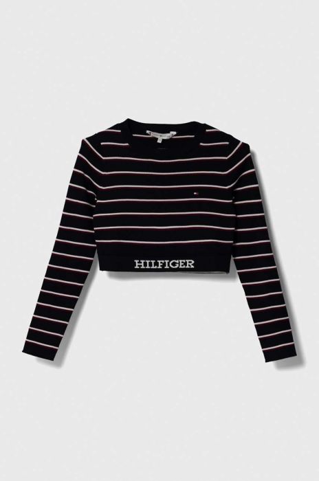 Дитячий светр Tommy Hilfiger колір синій легкий (3382025)