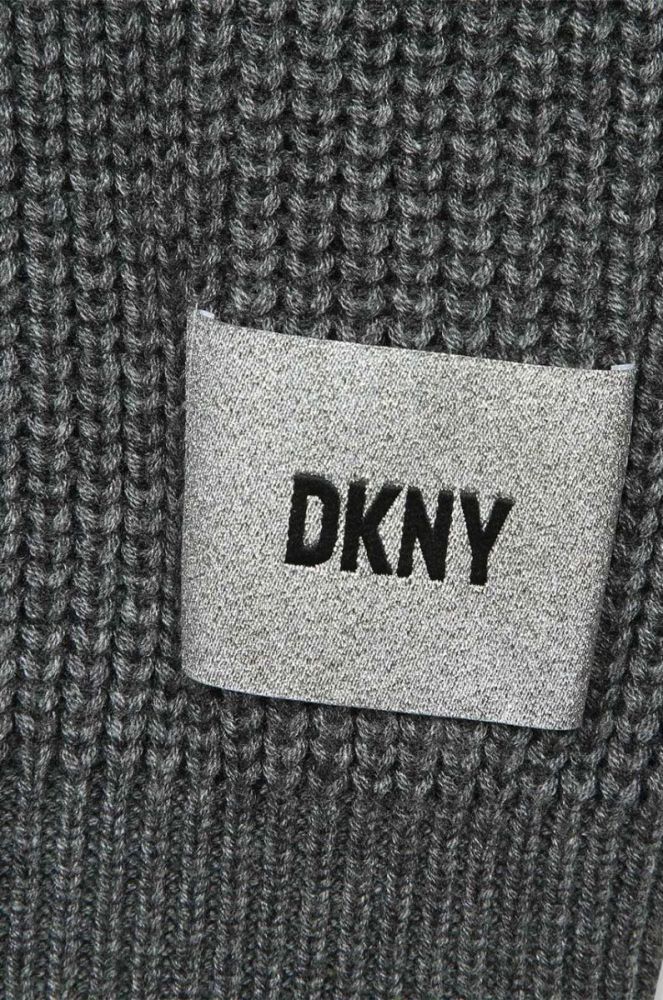 Дитячий светр з домішкою вовни Dkny колір сірий легкий (3512872) фото 3
