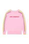 Дитячий светр Karl Lagerfeld колір рожевий (3560366)