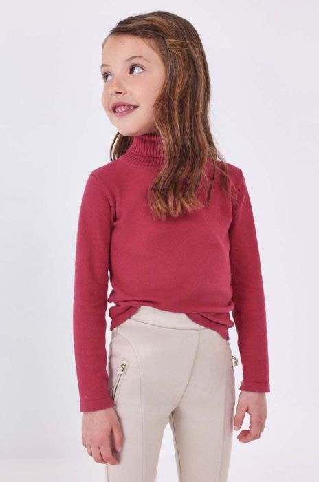 Дитячий кардиган Mayoral колір фіолетовий теплий