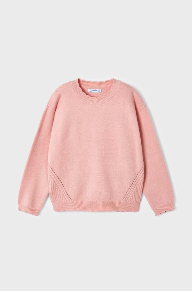 Дитячий светр Mayoral колір рожевий легкий (3547894)