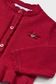 Кардиган для немовлят Mayoral колір червоний легкий (3435075)