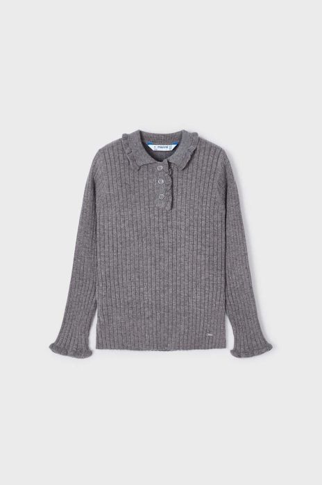 Дитячий светр Mayoral колір сірий легкий (3439379)