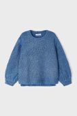 Дитячий светр з домішкою вовни Mayoral теплий колір блакитний (3411232)