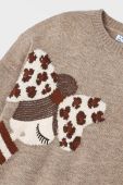 Дитячий светр з домішкою вовни Mayoral колір бежевий теплий (3411167)