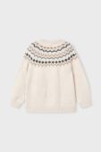 Дитячий светр Mayoral колір бежевий теплий