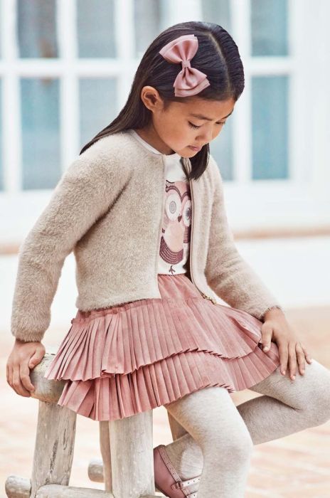 Дитячий кардиган Mayoral колір бежевий легкий (3439395)