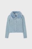 Дитячий кардиган Mayoral легкий колір блакитний (3432231)