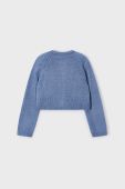 Дитячий кардиган з домішкою вовни Mayoral легкий колір блакитний
