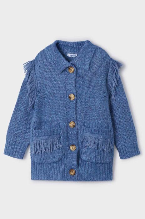 Дитячий кардиган Mayoral легкий колір блакитний (3432247)