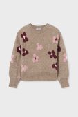 Дитячий светр з домішкою вовни Mayoral колір бежевий (3432287)