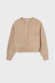 Дитячий кардиган з домішкою вовни Mayoral колір бежевий легкий (3411599)