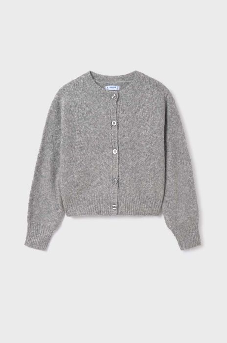 Дитячий кардиган з домішкою вовни Mayoral колір сірий легкий (3411680)