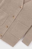 Дитячий кардиган з домішкою вовни Mayoral колір бежевий легкий (3411620)