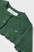 Кардиган для немовлят Mayoral Newborn колір зелений легкий