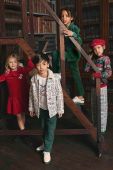Дитячий светр з домішкою вовни Kenzo Kids колір червоний (3645611)