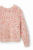 Дитячий светр з домішкою вовни Desigual колір барвистий
