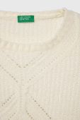 Дитячий светр United Colors of Benetton колір бежевий