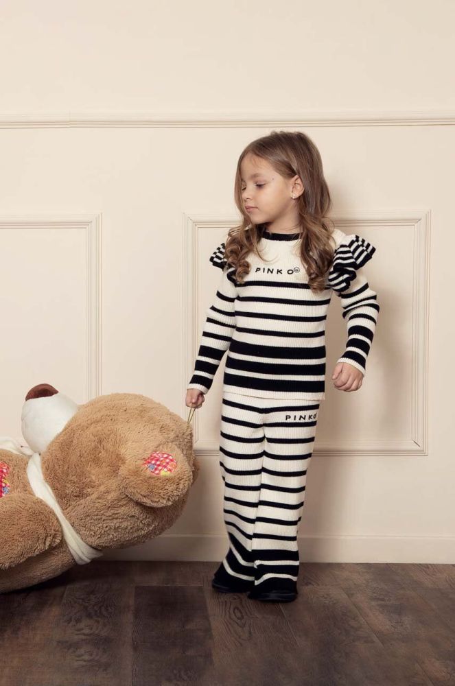 Дитячий светр Pinko Up колір чорний (3551643)