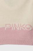 Вовняний дитячий светр Pinko Up колір рожевий