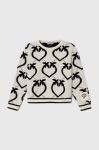 Дитячий светр Pinko Up колір білий