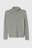 Дитячий светр з домішкою вовни United Colors of Benetton колір сірий легкий (3630533)
