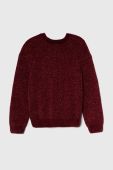 Дитячий светр Pepe Jeans колір бордовий теплий