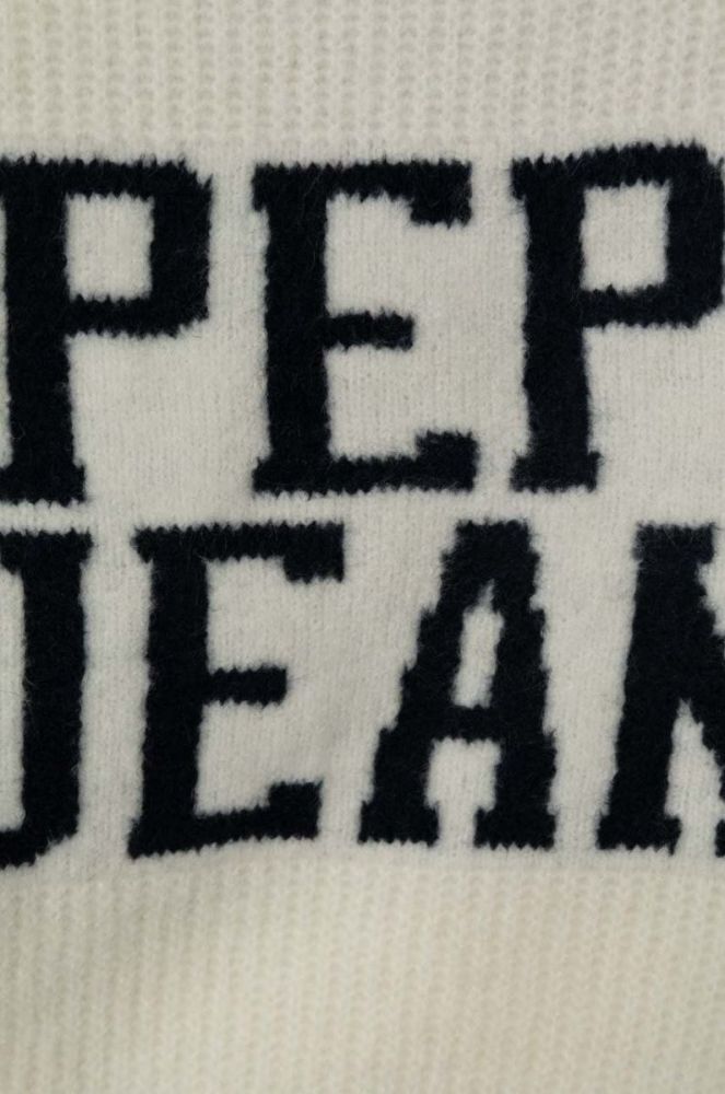 Дитячий светр з домішкою вовни Pepe Jeans колір бежевий теплий (3486927) фото 3