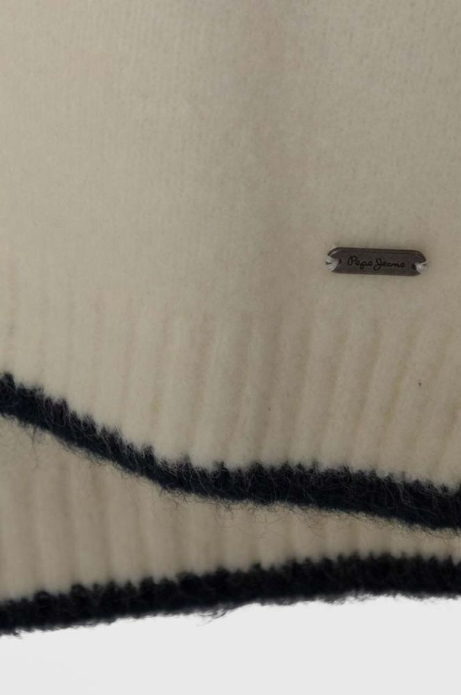 Дитячий светр з домішкою вовни Pepe Jeans колір помаранчевий теплий фото 3