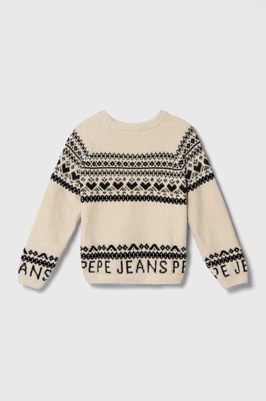 Дитячий светр Pepe Jeans колір бежевий (3575970) фото 2