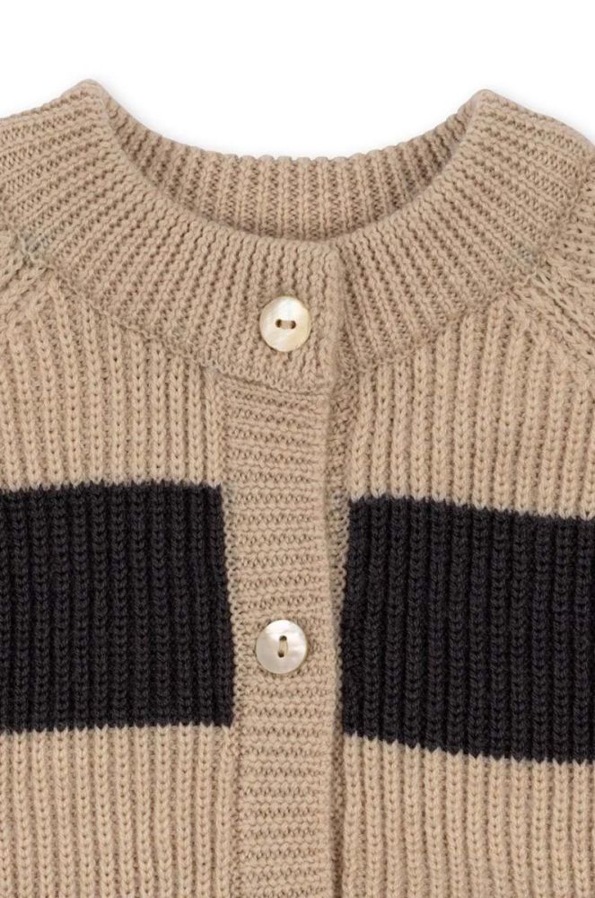 Дитячий кардиган Konges Sløjd колір бежевий легкий (3689218) фото 4