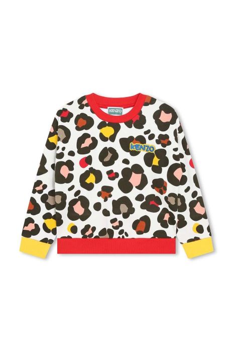 Дитяча кофта Kenzo Kids колір бежевий візерунок