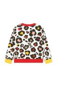 Дитяча кофта Kenzo Kids колір бежевий візерунок