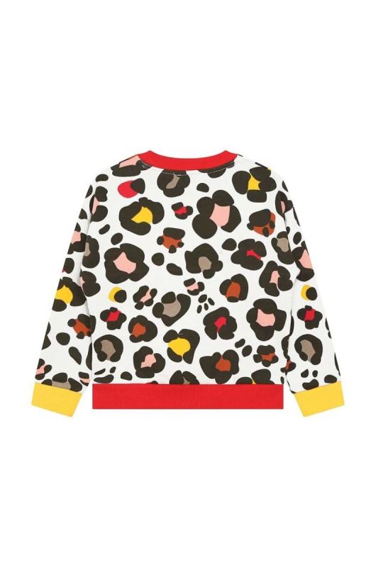 Дитяча кофта Kenzo Kids колір бежевий візерунок фото 2