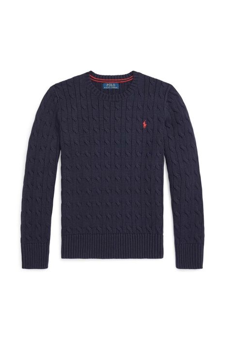 Дитячий бавовняний светр Polo Ralph Lauren колір синій (3463825)