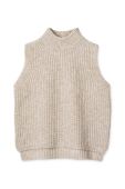 Вовняний жилет Liewood колір бежевий