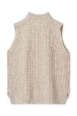 Вовняний жилет Liewood колір бежевий