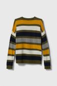 Дитячий светр з домішкою вовни United Colors of Benetton легкий колір барвистий (3416681)