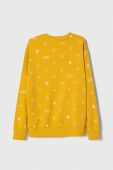 Дитяча кофта United Colors of Benetton колір жовтий візерунок
